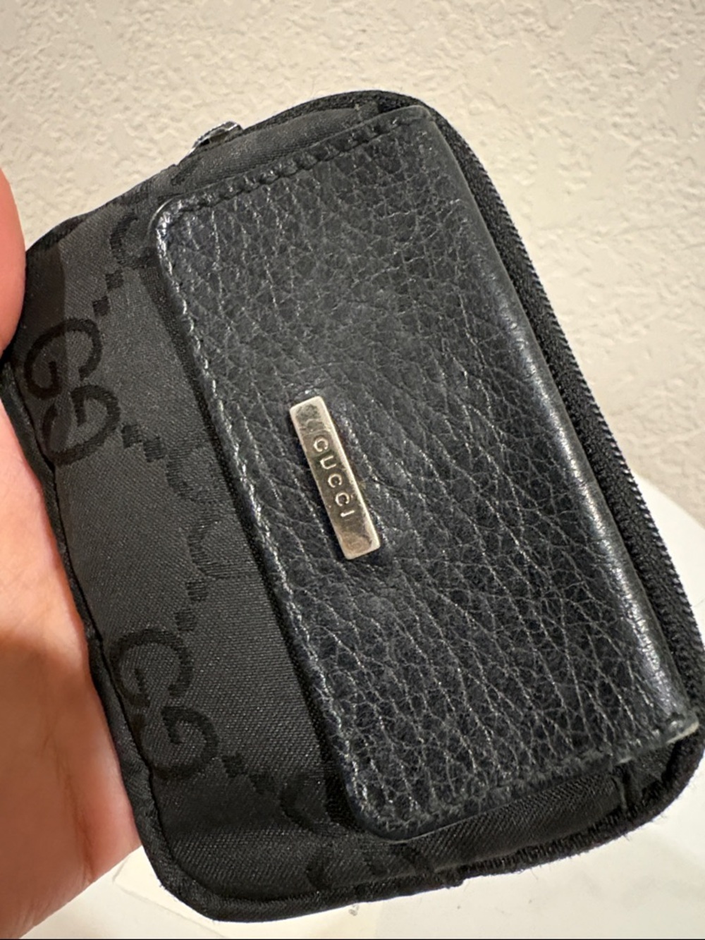 Gucci GG Coin Purse Black Canvas - Picture 2 of 12